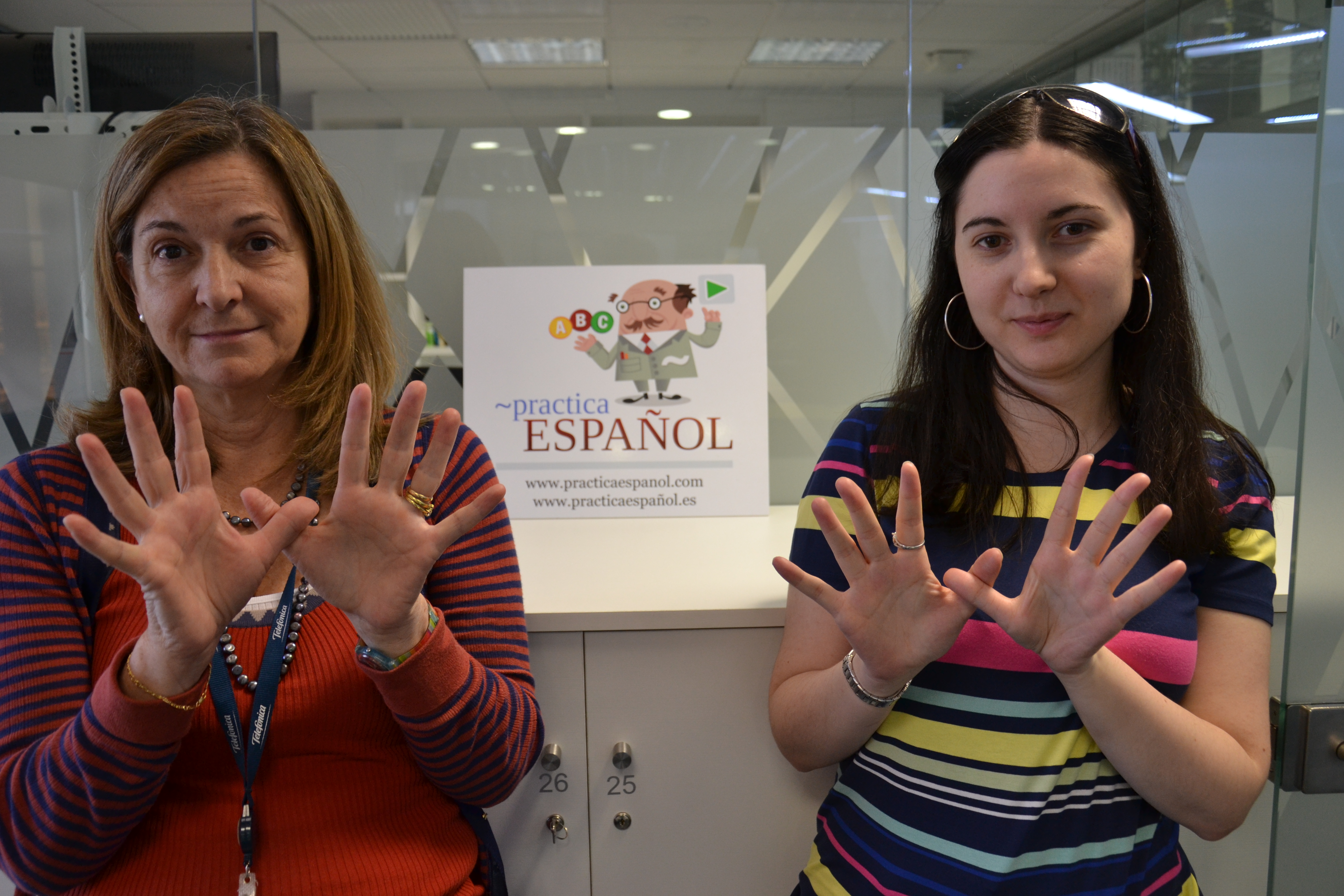 Las chicas de Practica Español, de la Agencia EFE, con la Red Natura 2000