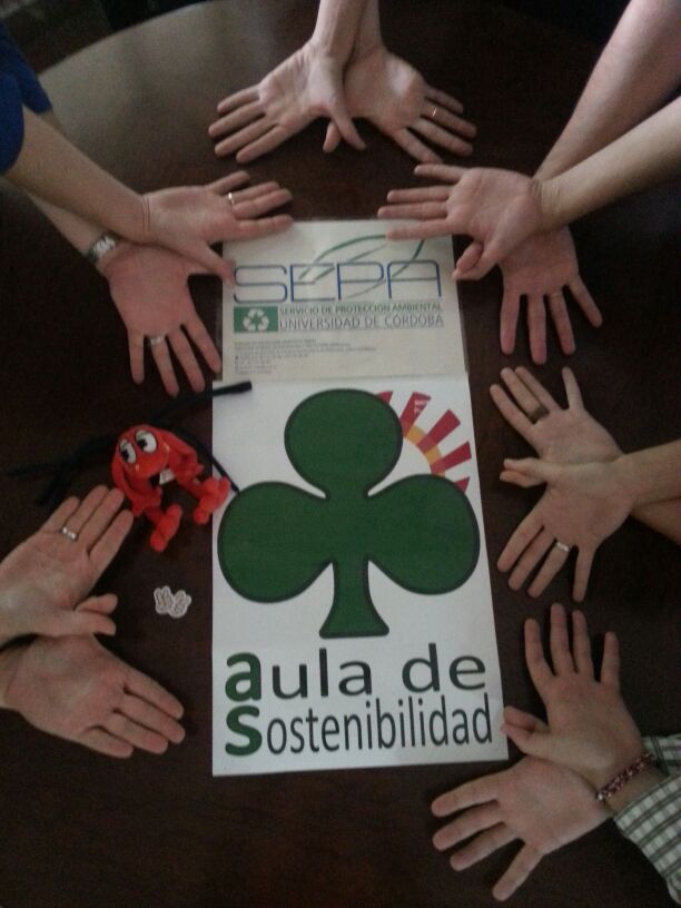 Integrantes del SEPA y del Aula de Sostenibilidad de la Universidad de Córdoba