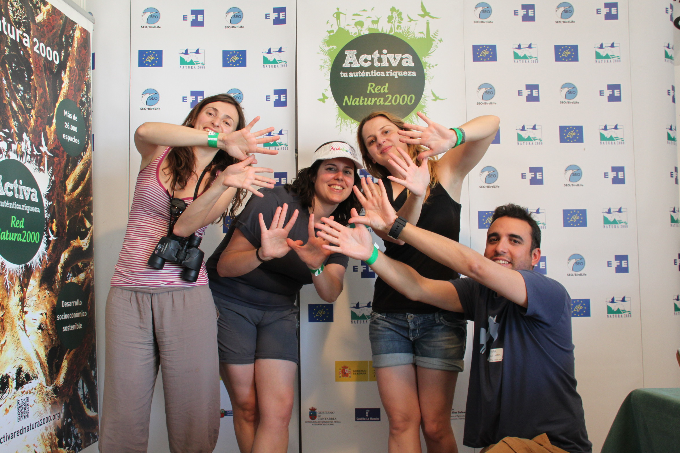 Maria, Francisco, Asun Birdfair