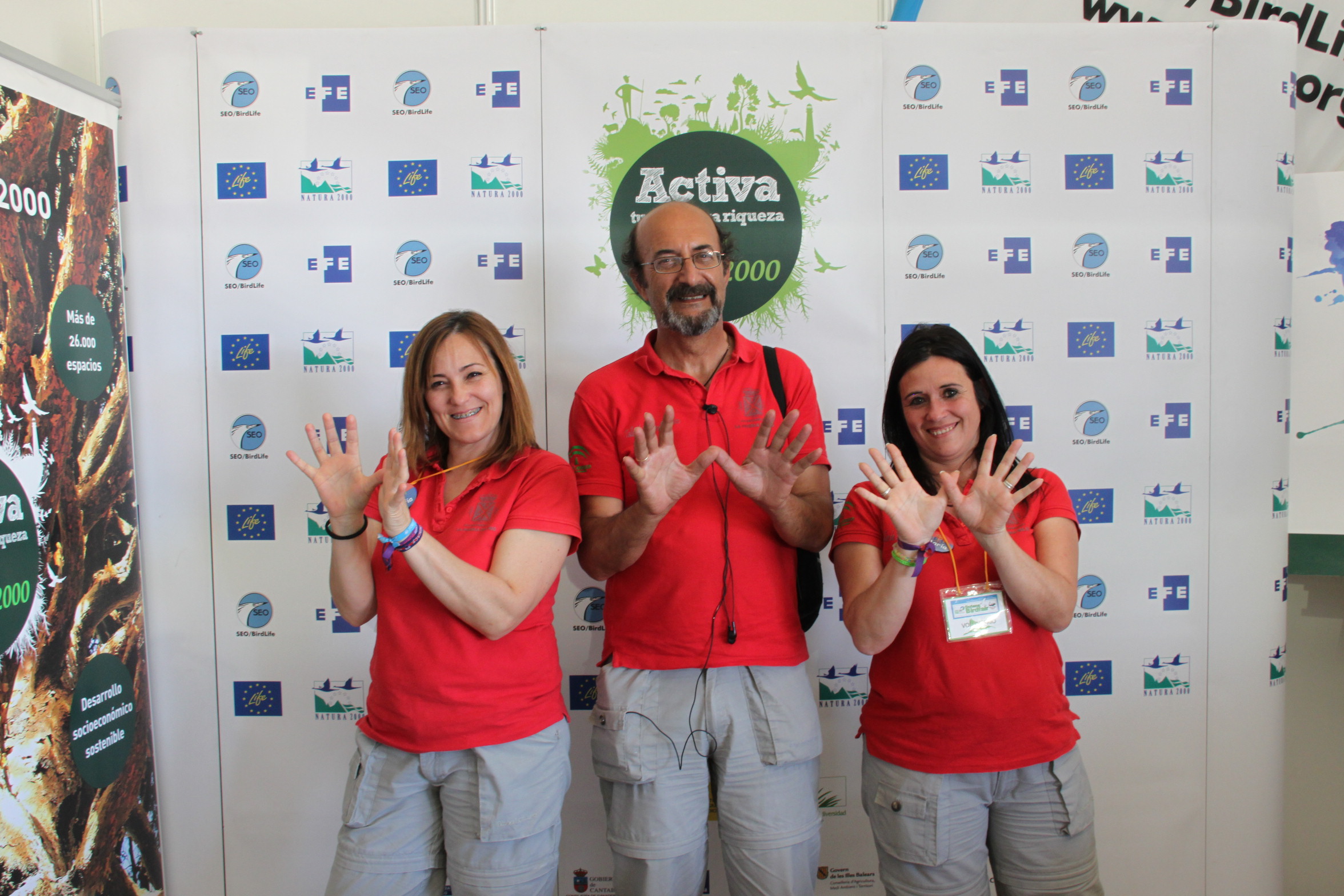 Maria, Sofia y Fernando Birdfair