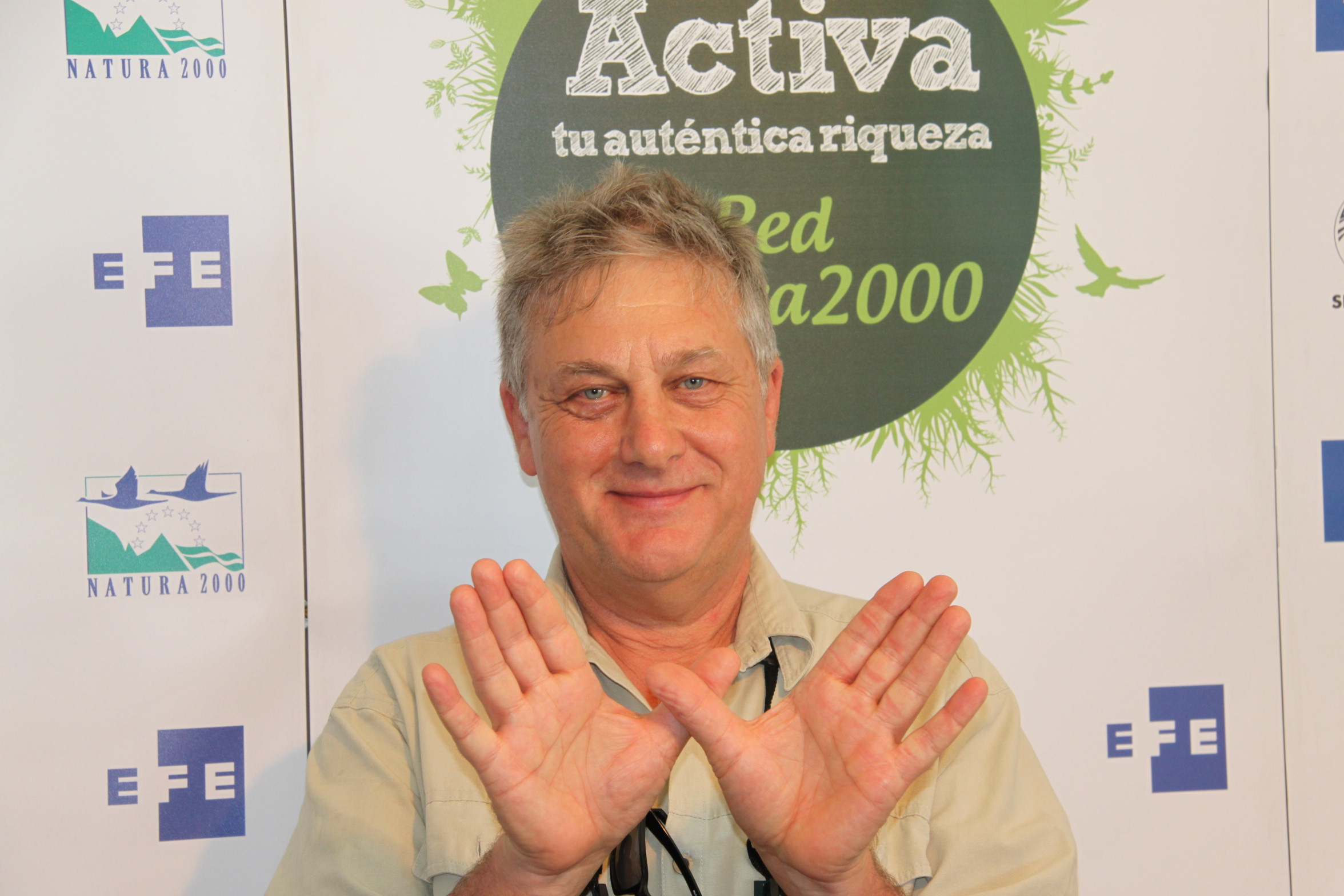 Steve Rooke en la BirdFair