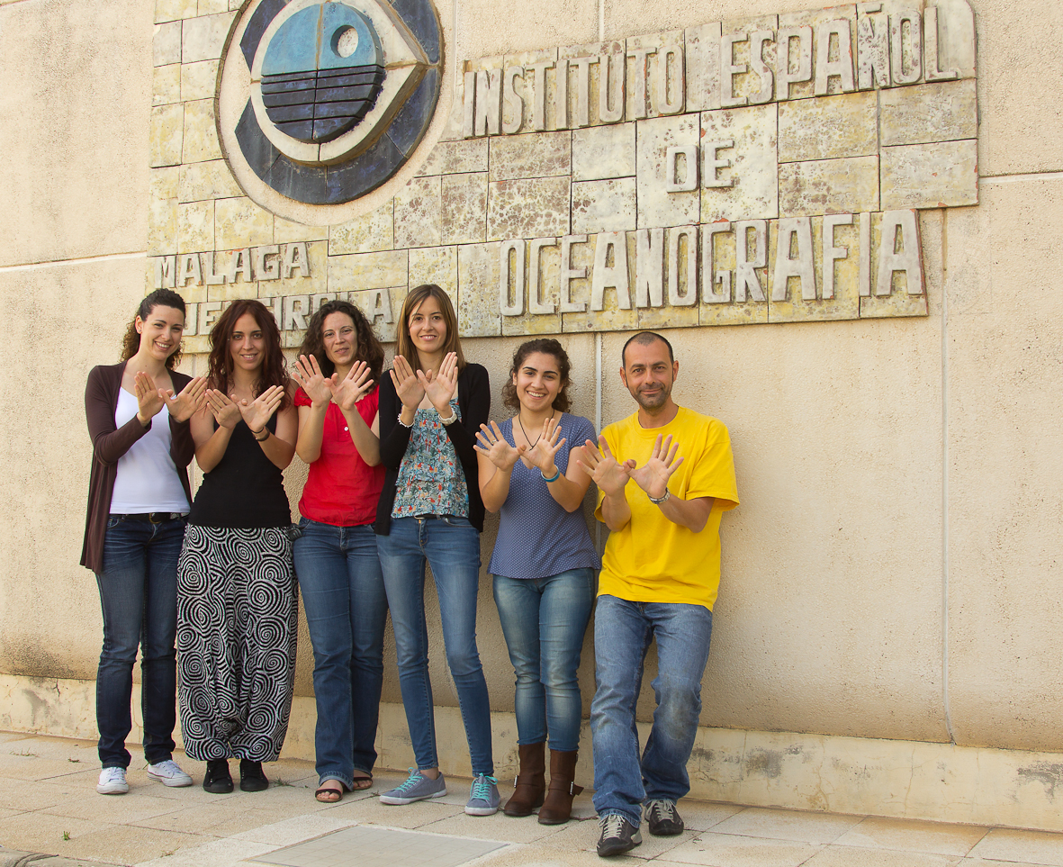 miembros de IEO, UB y AZTI por la Red Natura 2000 en IEO Malaga