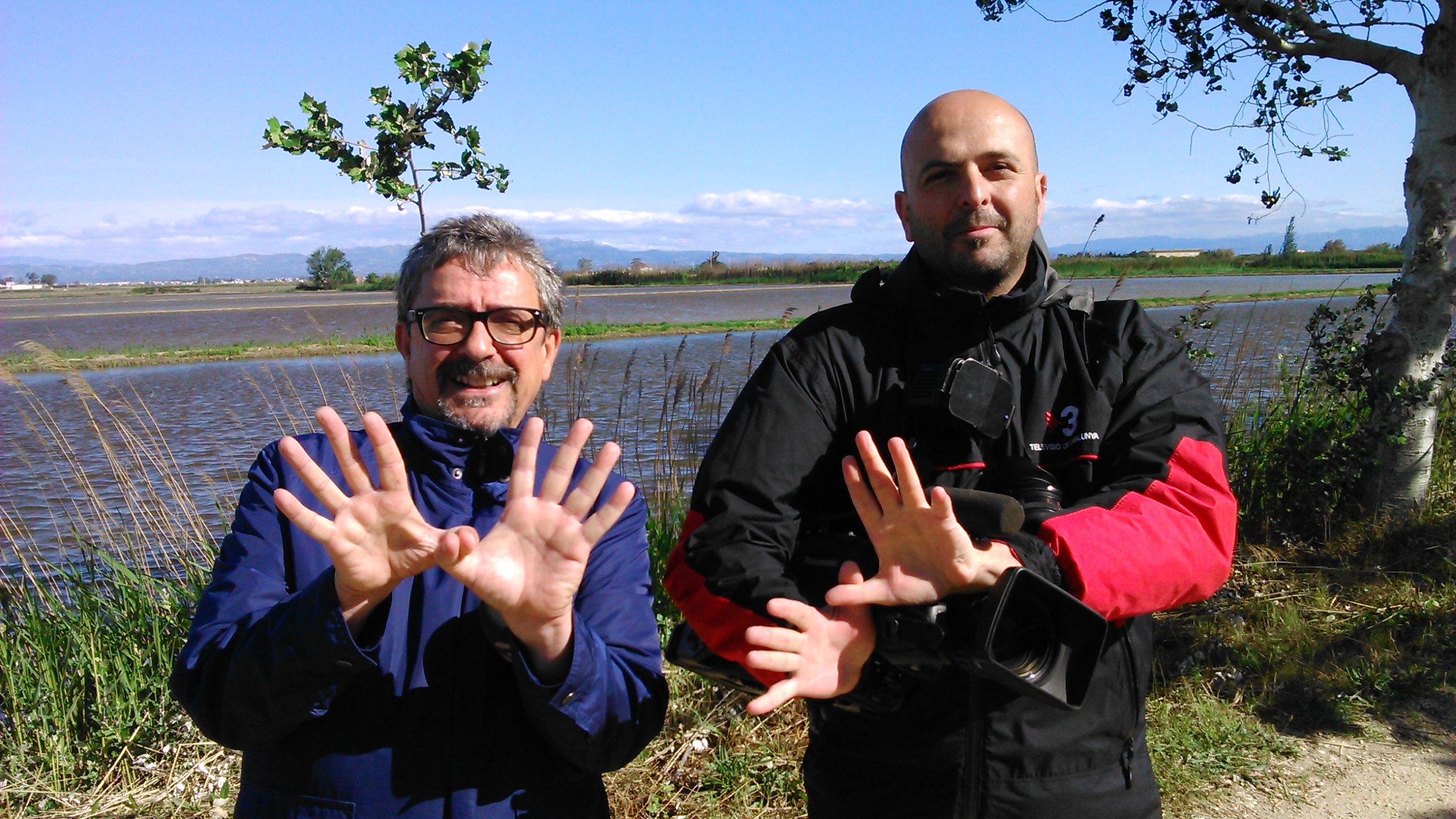 TV3 de Tarragona en Riet Vell, a por el morito come-caracoles