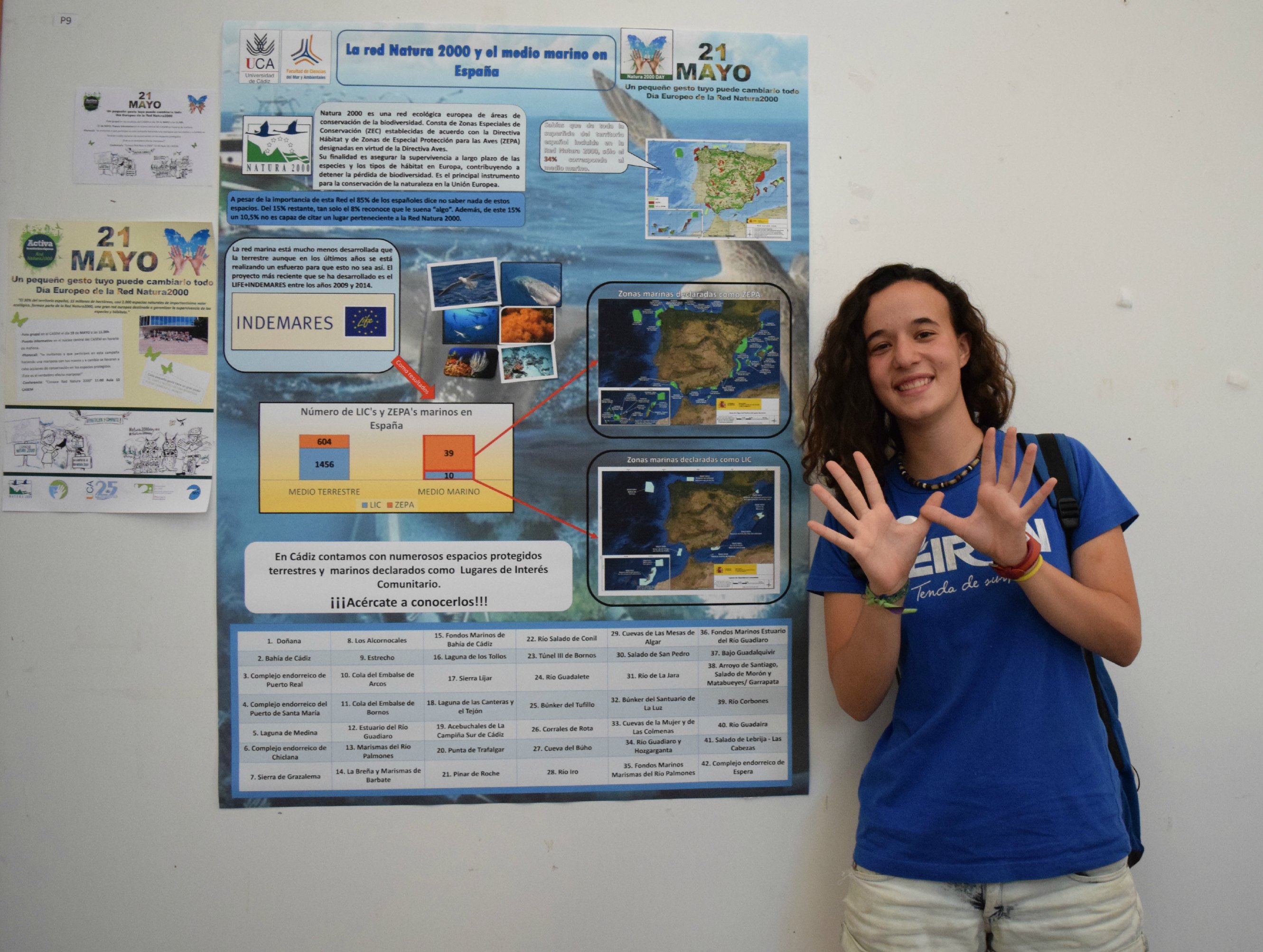 Fotos tomadas en el Día Europeo de la Red Natura 2000 en la Universidad de Cádiz