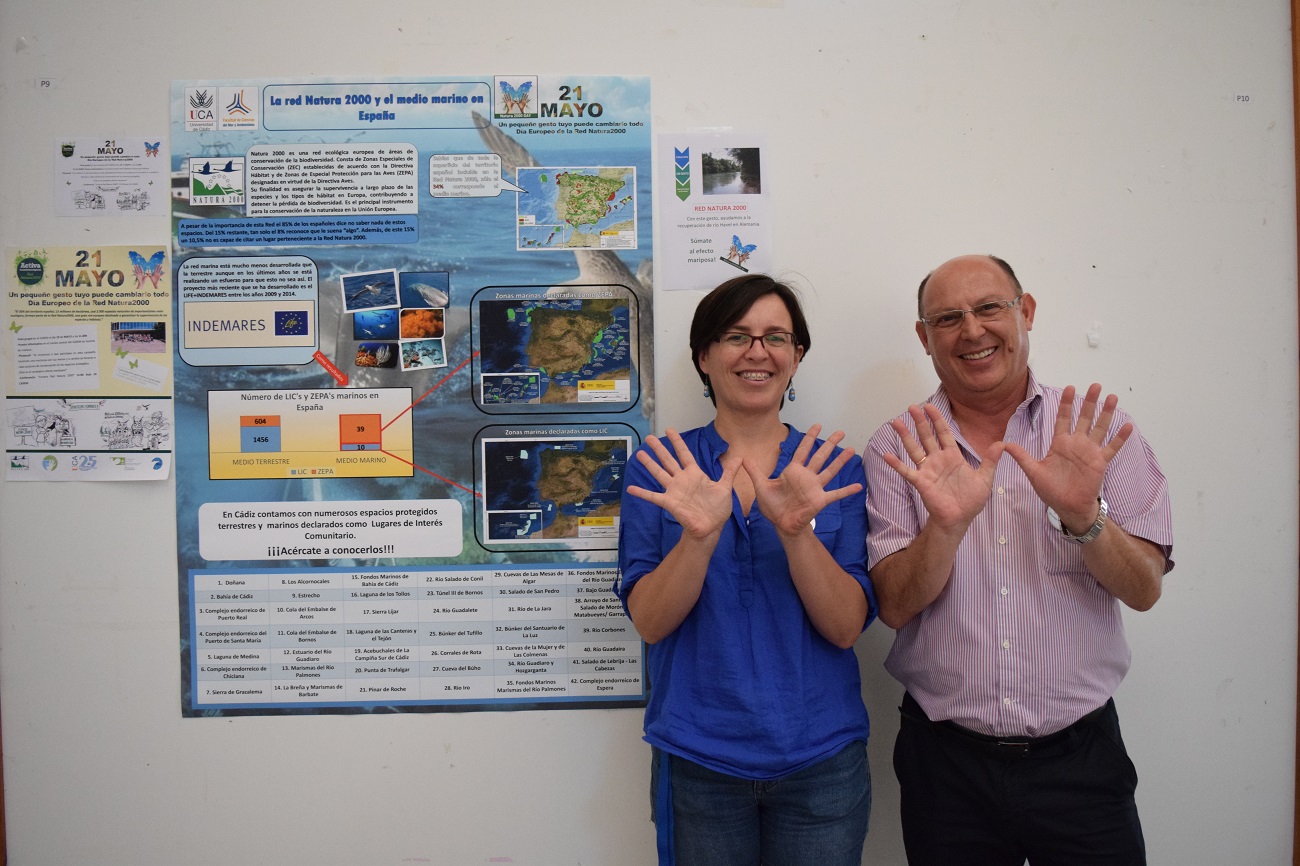 Fotos tomadas en el Día Europeo de la Red Natura 2000 en la Universidad de Cádiz