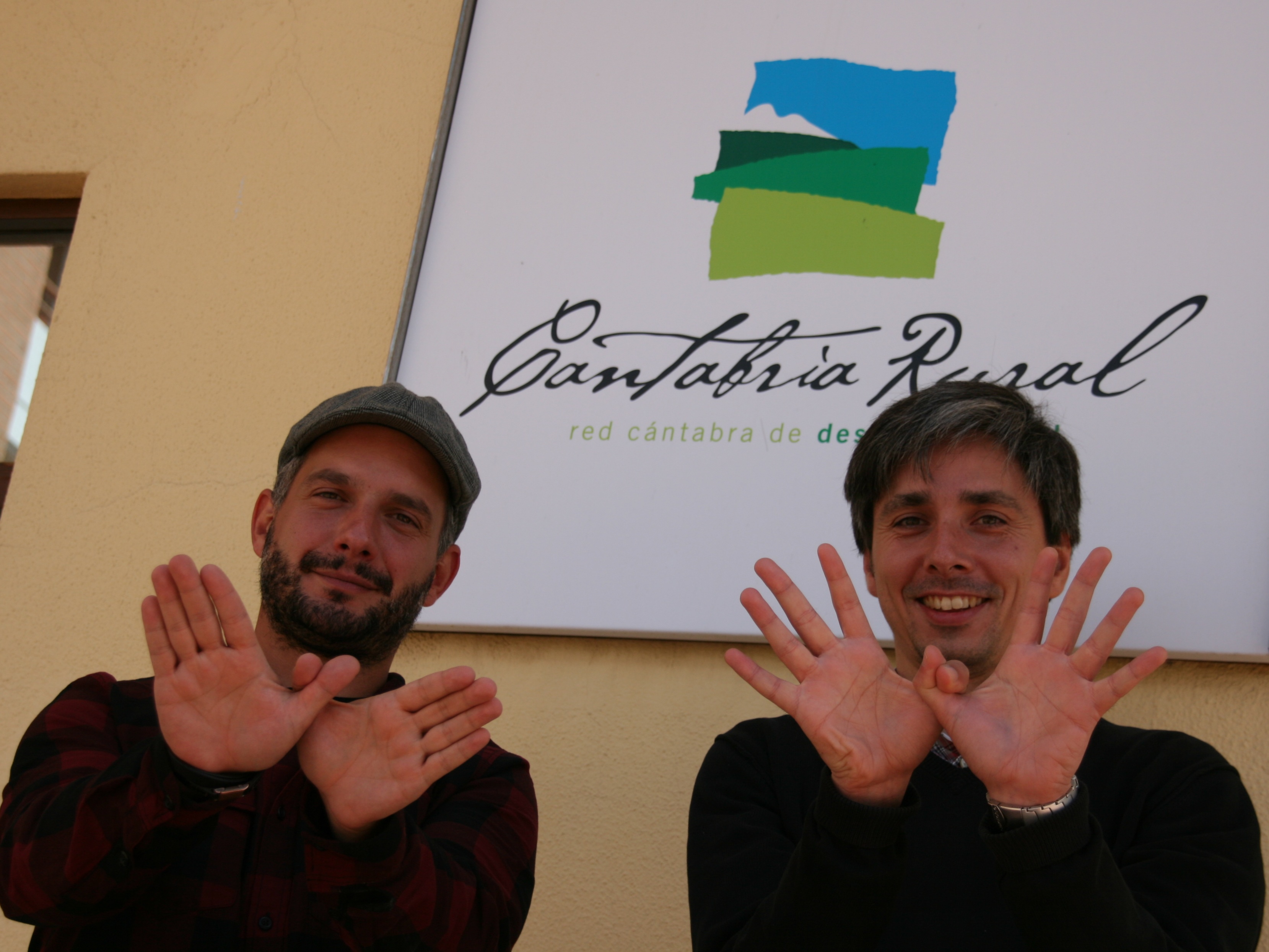 David y Emilio, del proyecto ¡Explora tu río!, se suman al efecto mariposa del #Natura2000Day