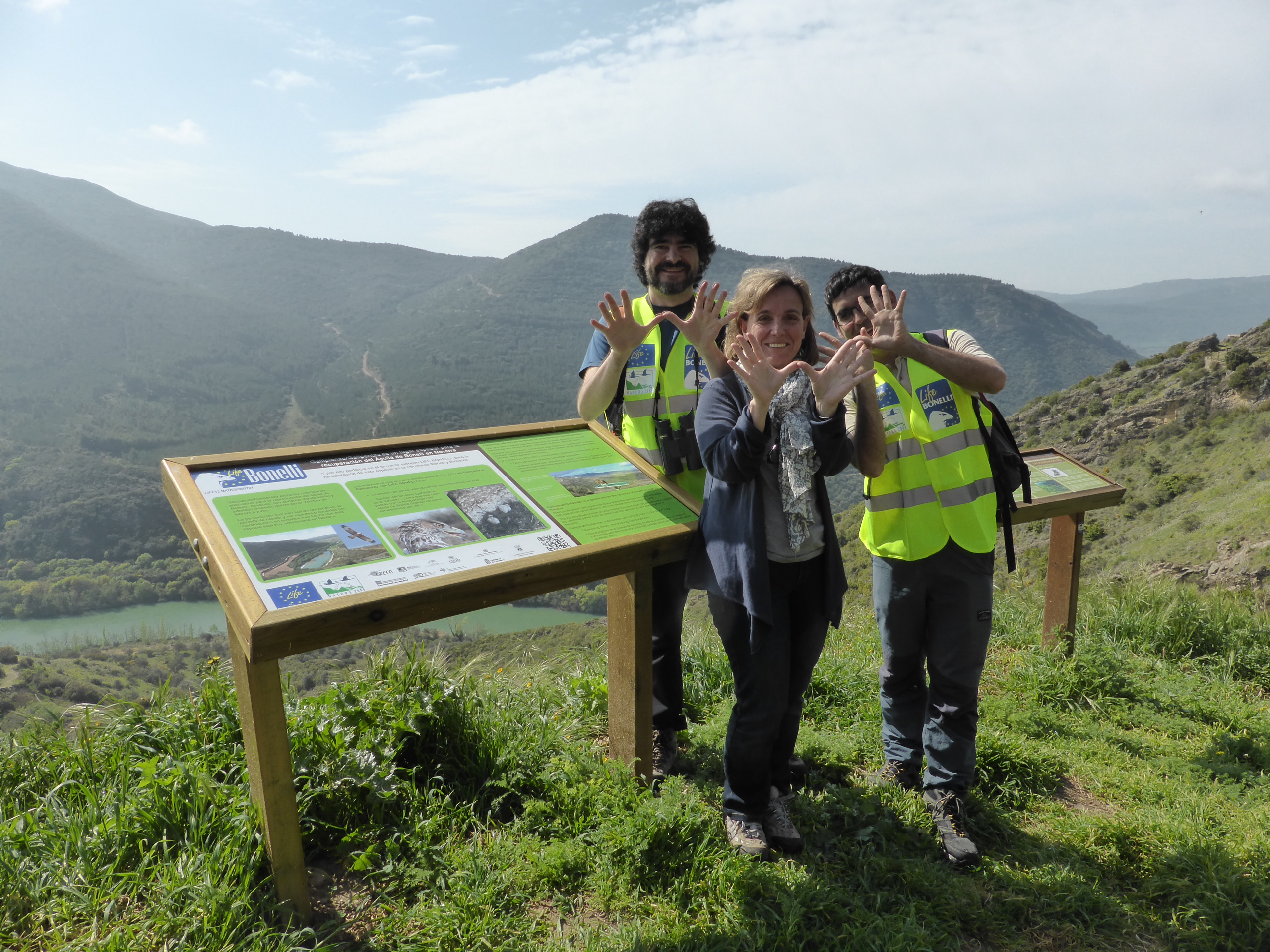 REPRESENTANTES DE GANASA CON EL LIFE BONELLI