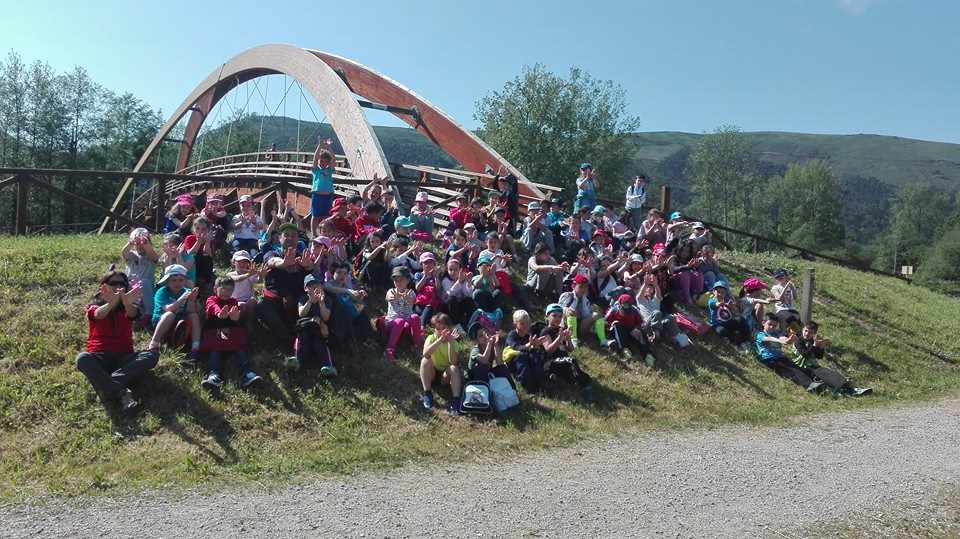 Alumnos de 2ºprimaria, Colegio Ramón Laza-Cabezón de la Sal. Red Natura2000 Saja-Nansa. Cantabria