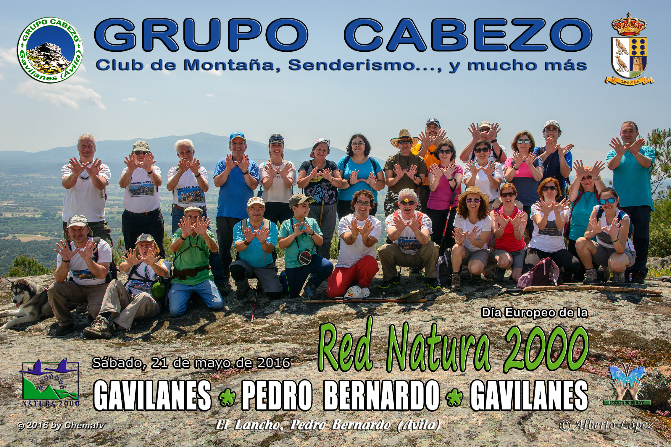 Marcha Primavera 2016_II, GAVILANES – PEDRO BERNARDO – GAVILANES