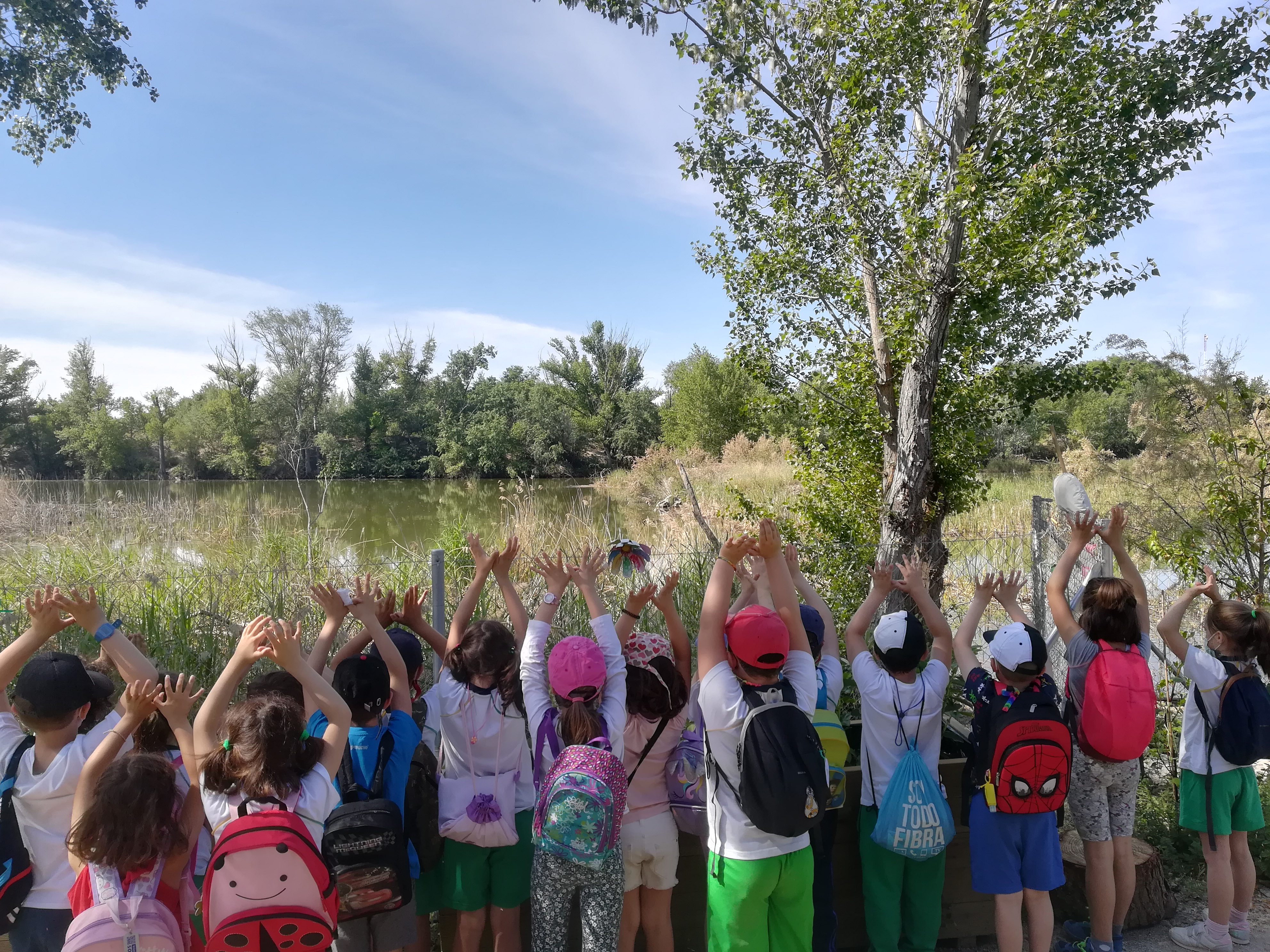 Escolares de visita al Centro de Educación Ambiental “El Campillo”