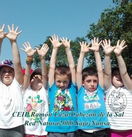 Alumnos 2ºprimaria, Colegio Ramón Laza-Red Natura2000 Saja-Nansa.