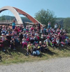 Alumnos de 2ºprimaria, Colegio Ramón Laza-Cabezón de la Sal. Red Natura2000 Saja-Nansa. Cantabria