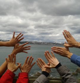 Las mariposas vuelan desde la Isla de Santa Cruz (Oleiros) para apoyar a la Red Natura 2000!