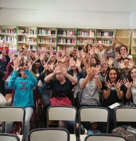 Celebrando el Día de la Red Natura 2000 con los alumnos del IES Norba Caeserina, de Cáceres. vecinos de las ZEPA “Colonias de cernícalo primilla de la Ciudad Monumental de Cáceres”