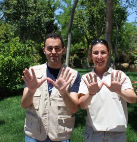 Isabel y Vicente (Bioparc)