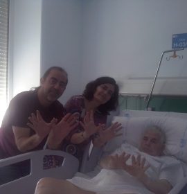 Desde el hospital con nuestro padre