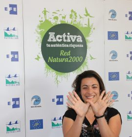 Carla Danelutti, UICN Med, en la BirdFair