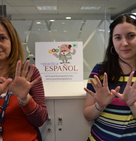 Las chicas de Practica Español, de la Agencia EFE, con la Red Natura 2000