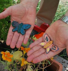 Mariposas de barro