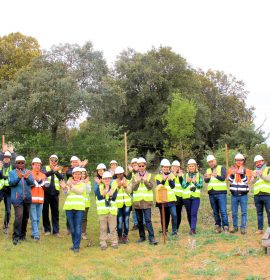 Quarry Life Award coordinators from all over the world celebrate the day during their visit of “Áridos Sanz Quarry” near Valladolid in Spain.