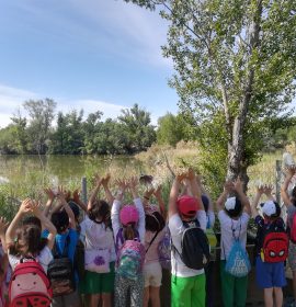 Escolares de visita al Centro de Educación Ambiental “El Campillo”