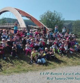 Alumnos 2ºprimaria, Colegio Ramón Laza-Red Natura2000 Saja-Nansa.