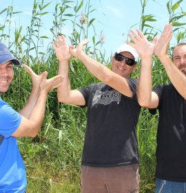 Jordi, Rubén, Alberto (Tancat de la Pipa, Albufera de Valencia)