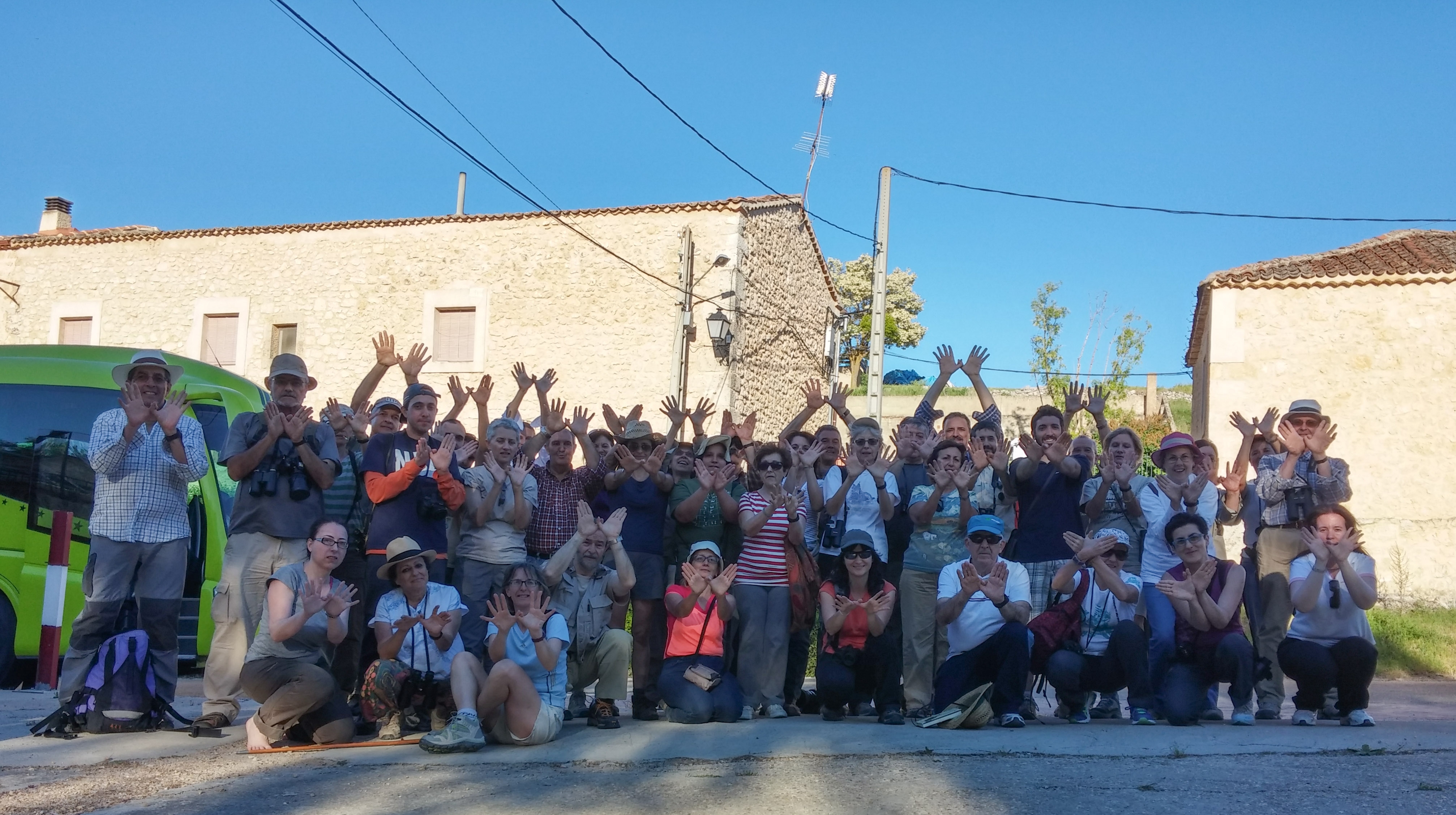 Participantes en la excursión de SEO/BirdLife con el #Natura2000Day