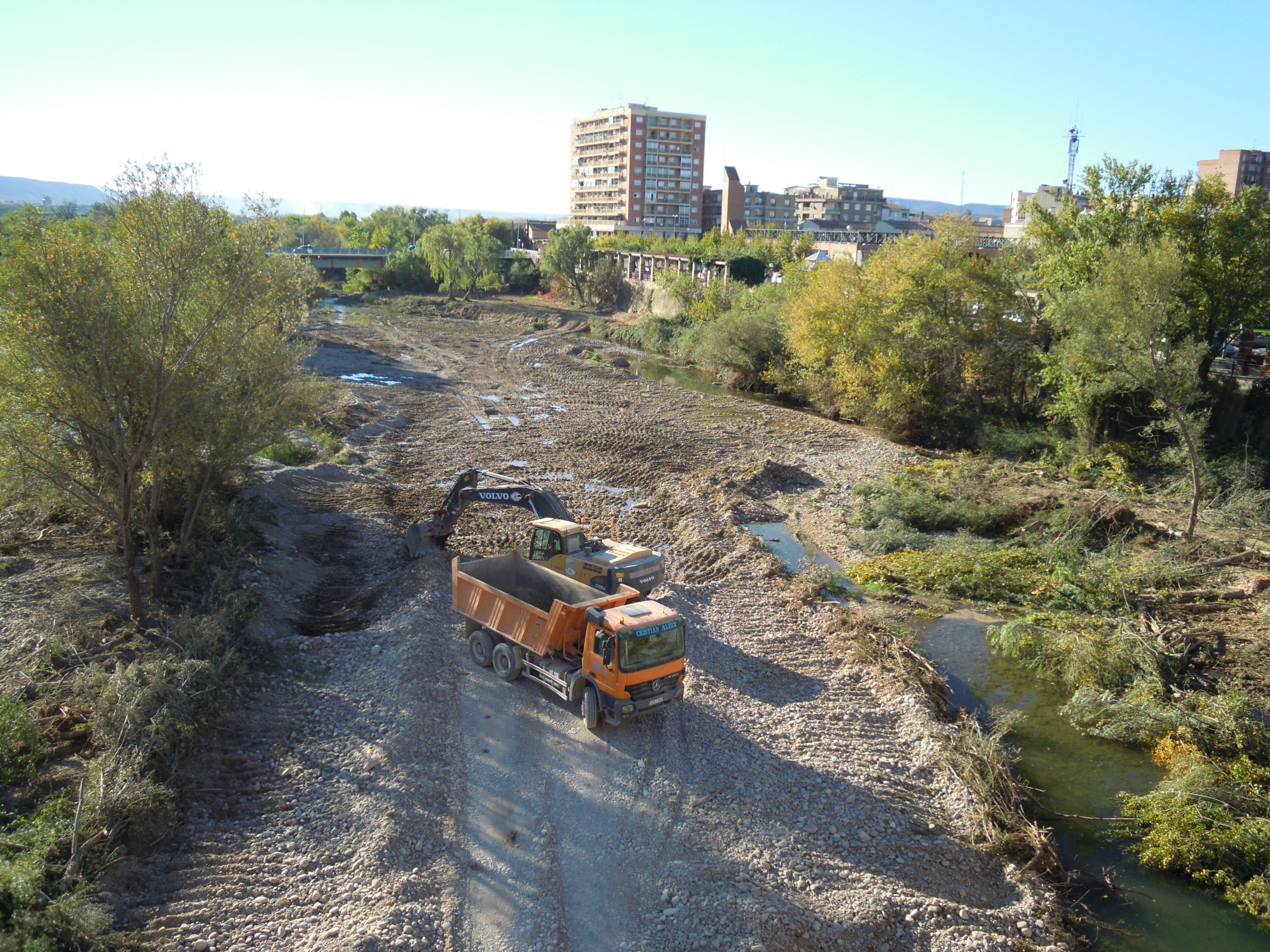 Destrucción Sauceda río Cinca de Fraga, zona red Natura – LIC