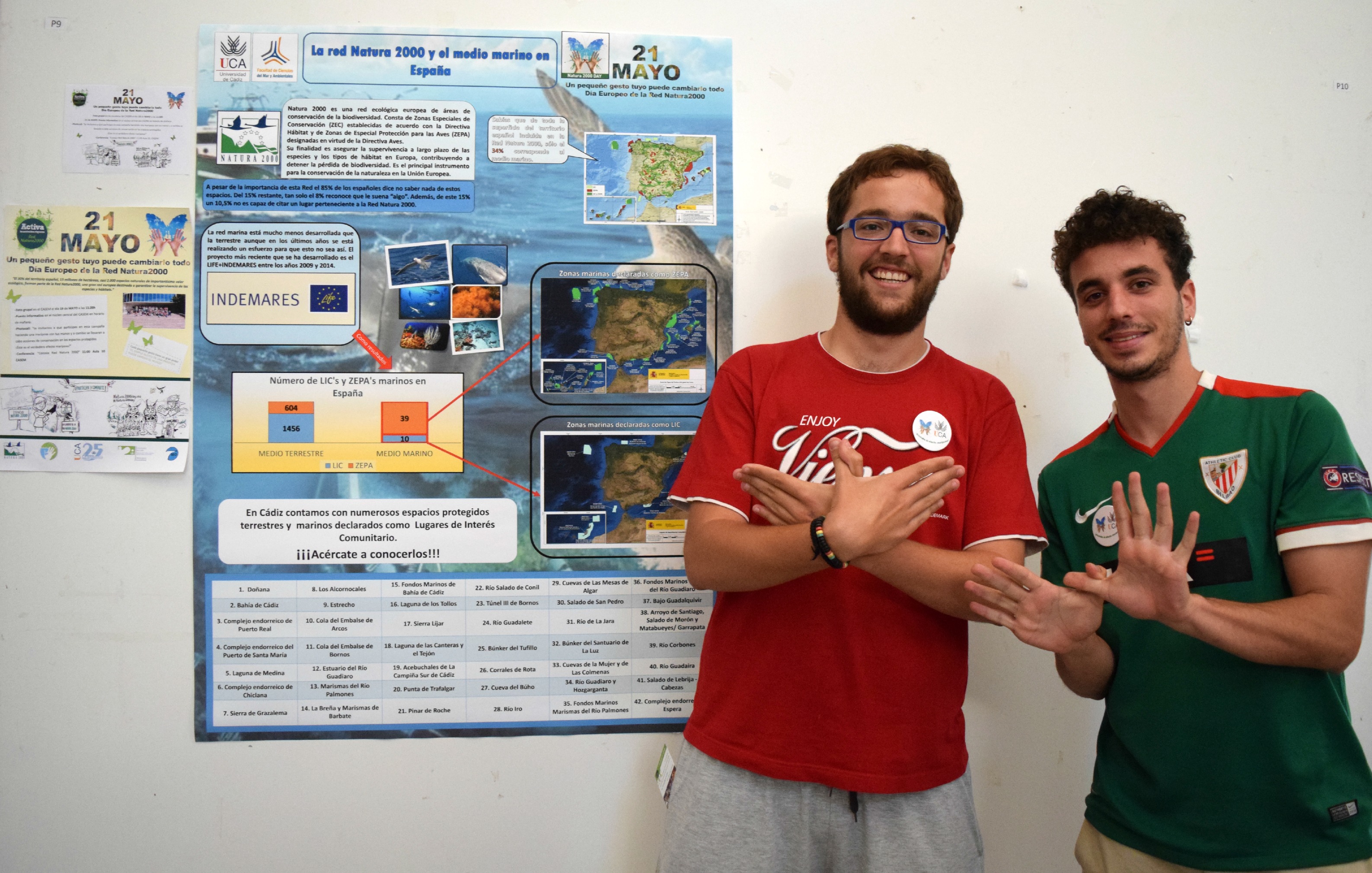 Fotos tomadas en el Día Europeo de la Red Natura 2000 en la Universidad de Cádiz