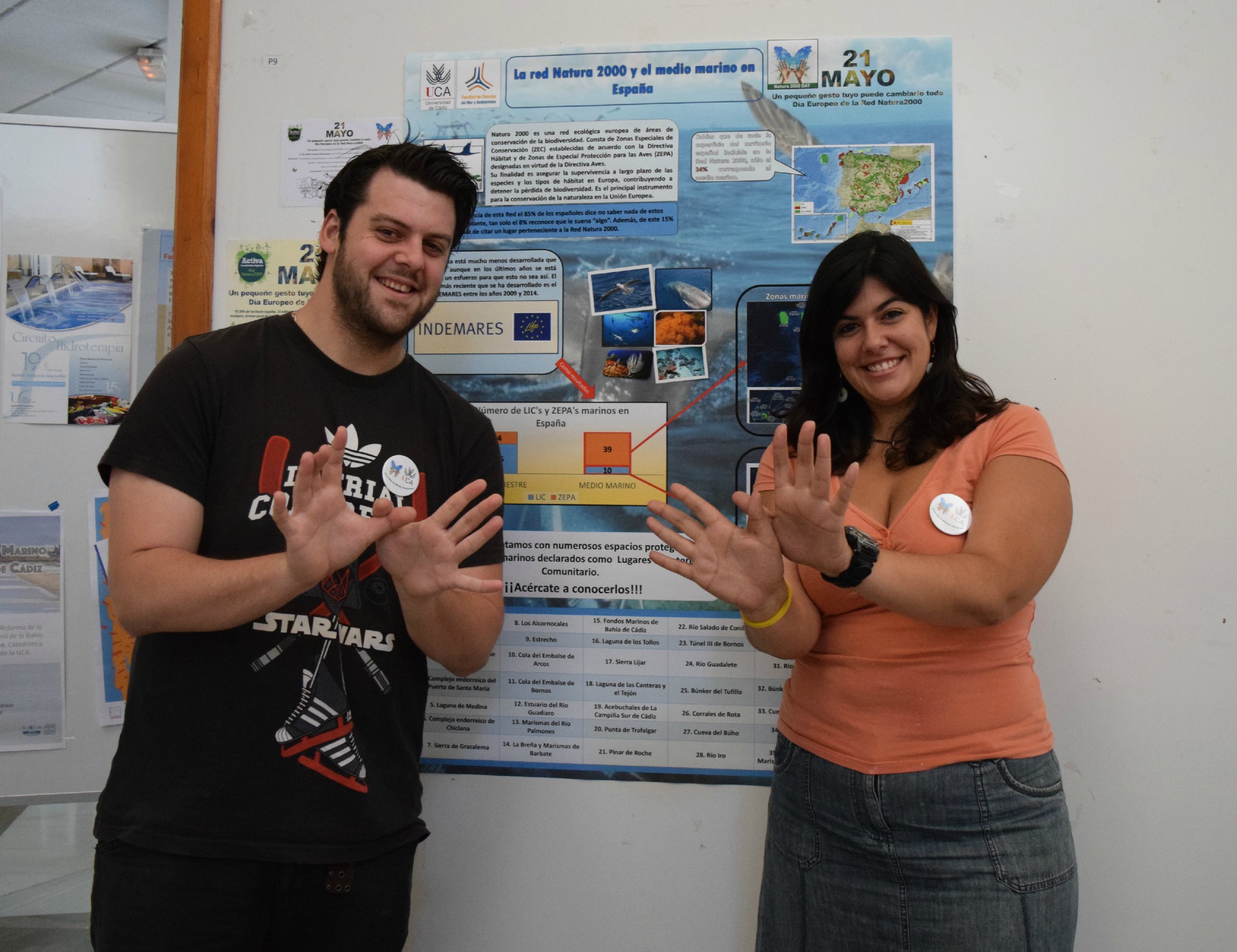 Fotos tomadas en el Día Europeo de la Red Natura 2000 en la Universidad de Cádiz