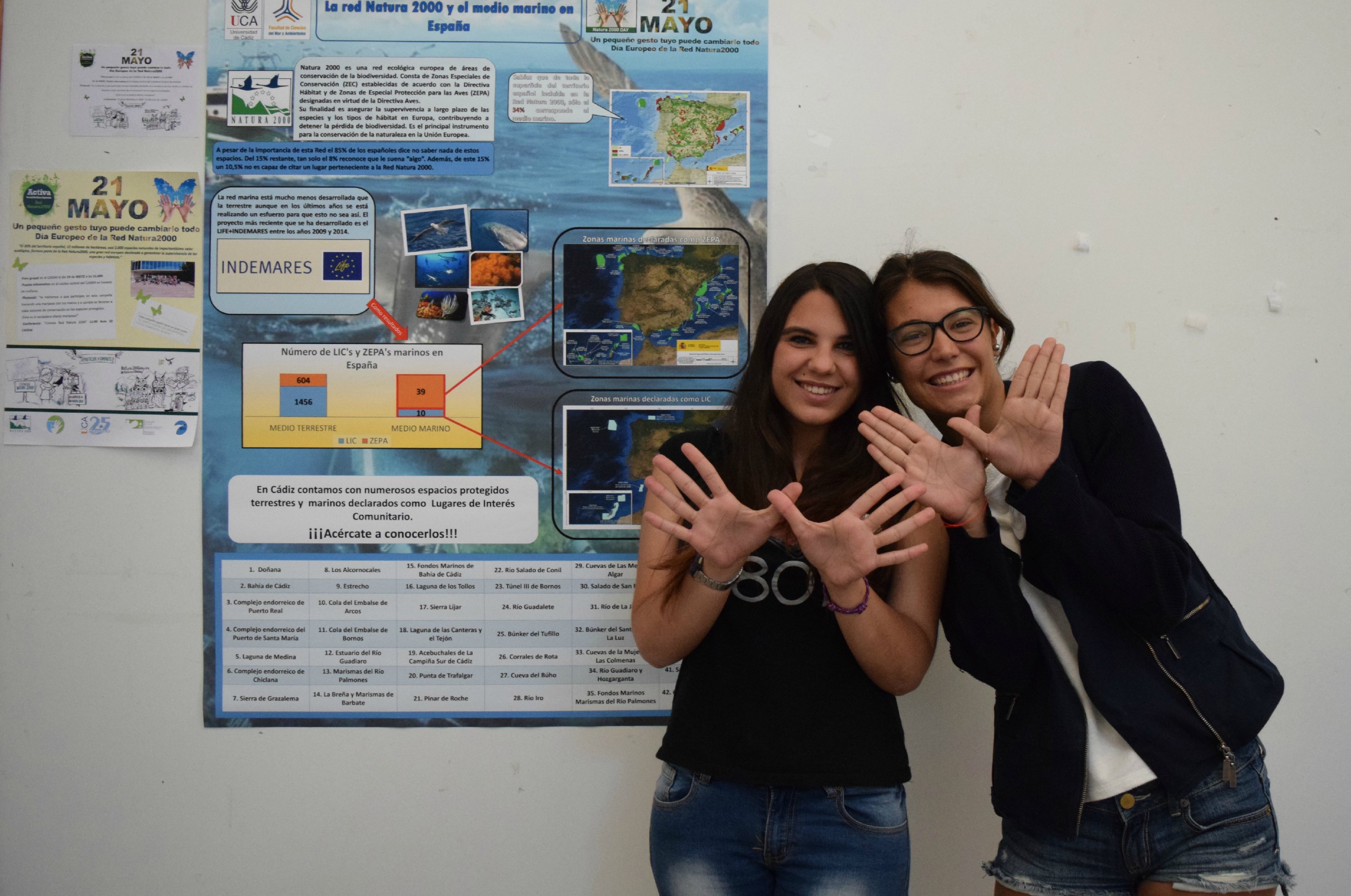 Fotos tomadas en el Día Europeo de la Red Natura 2000 en la Universidad de Cádiz