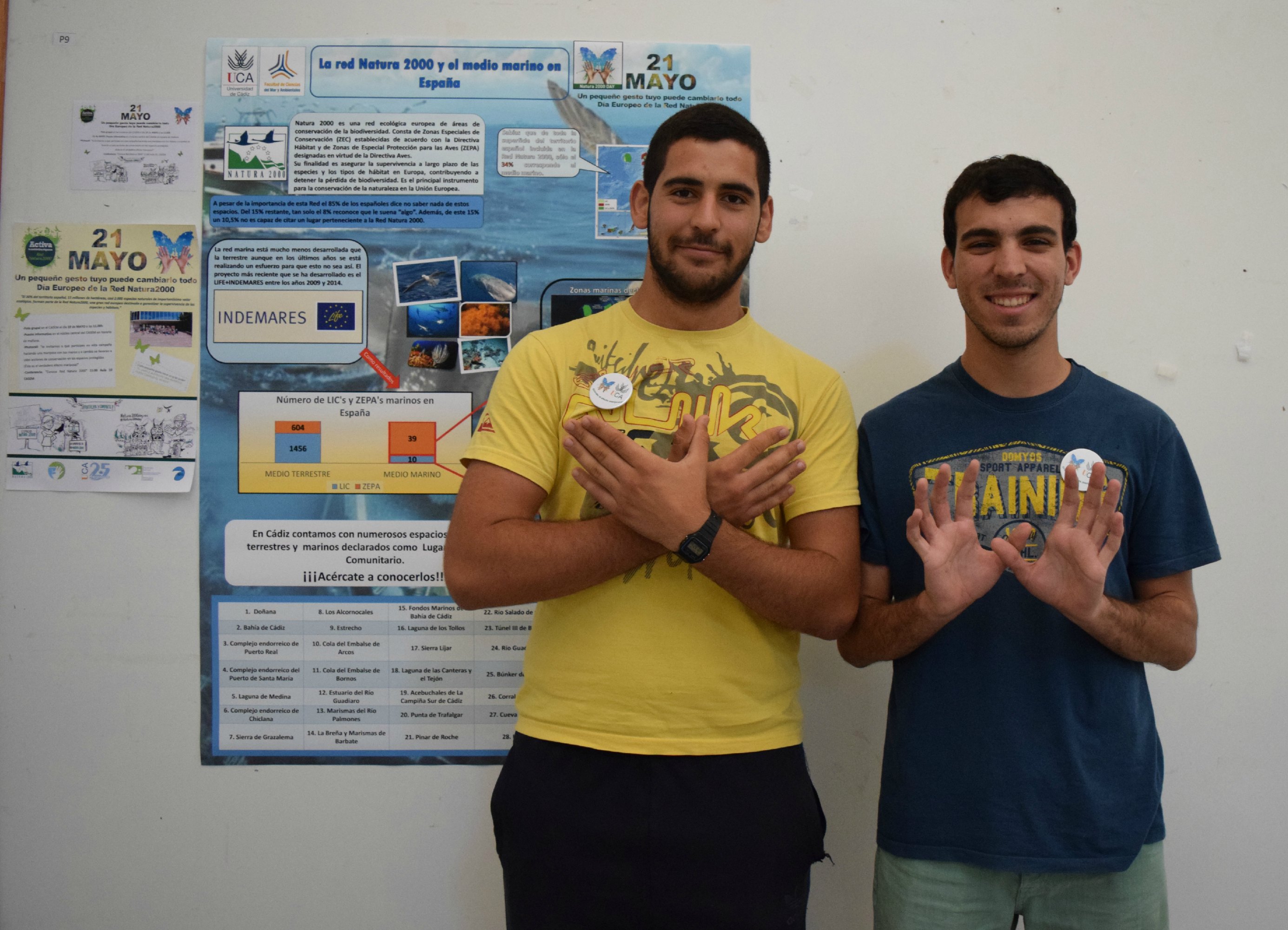 Fotos tomadas en el Día Europeo de la Red Natura 2000 en la Universidad de Cádiz