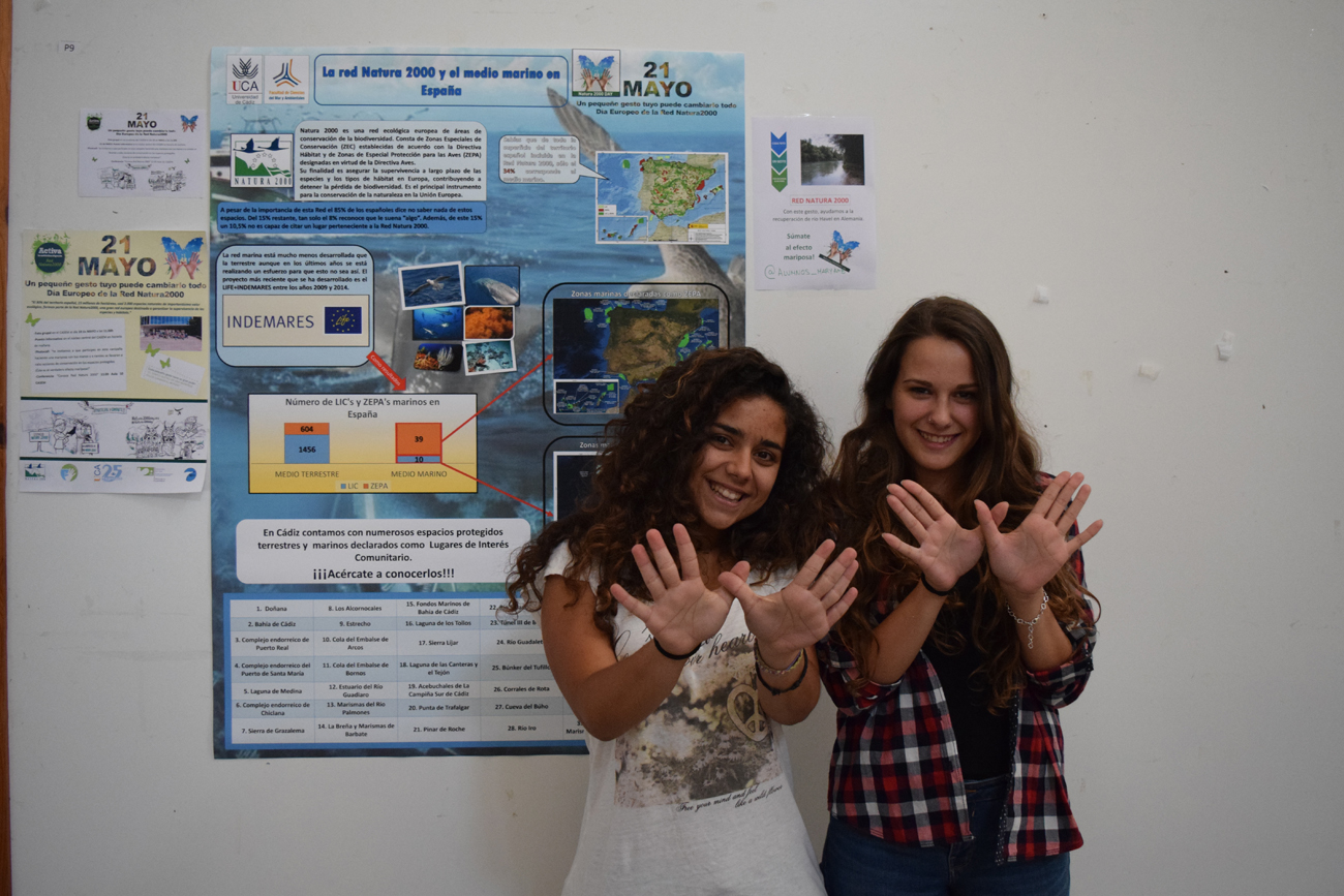 Fotos tomadas en el Día Europeo de la Red Natura 2000 en la Universidad de Cádiz