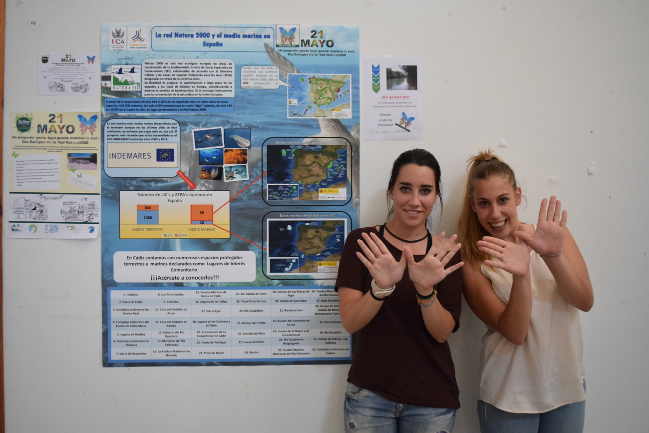 Fotos tomadas en el Día Europeo de la Red Natura 2000 en la Universidad de Cádiz