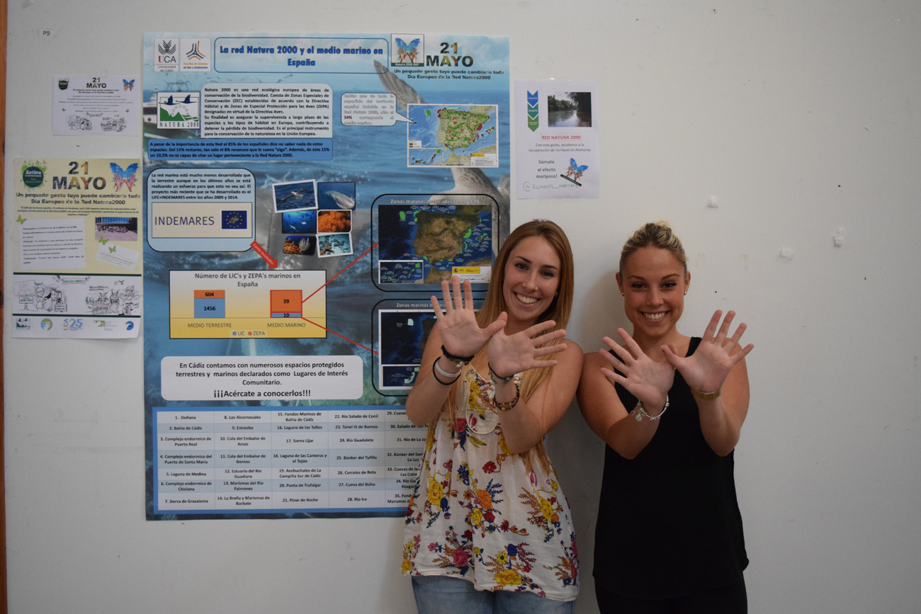 Fotos tomadas en el Día Europeo de la Red Natura 2000 en la Universidad de Cádiz