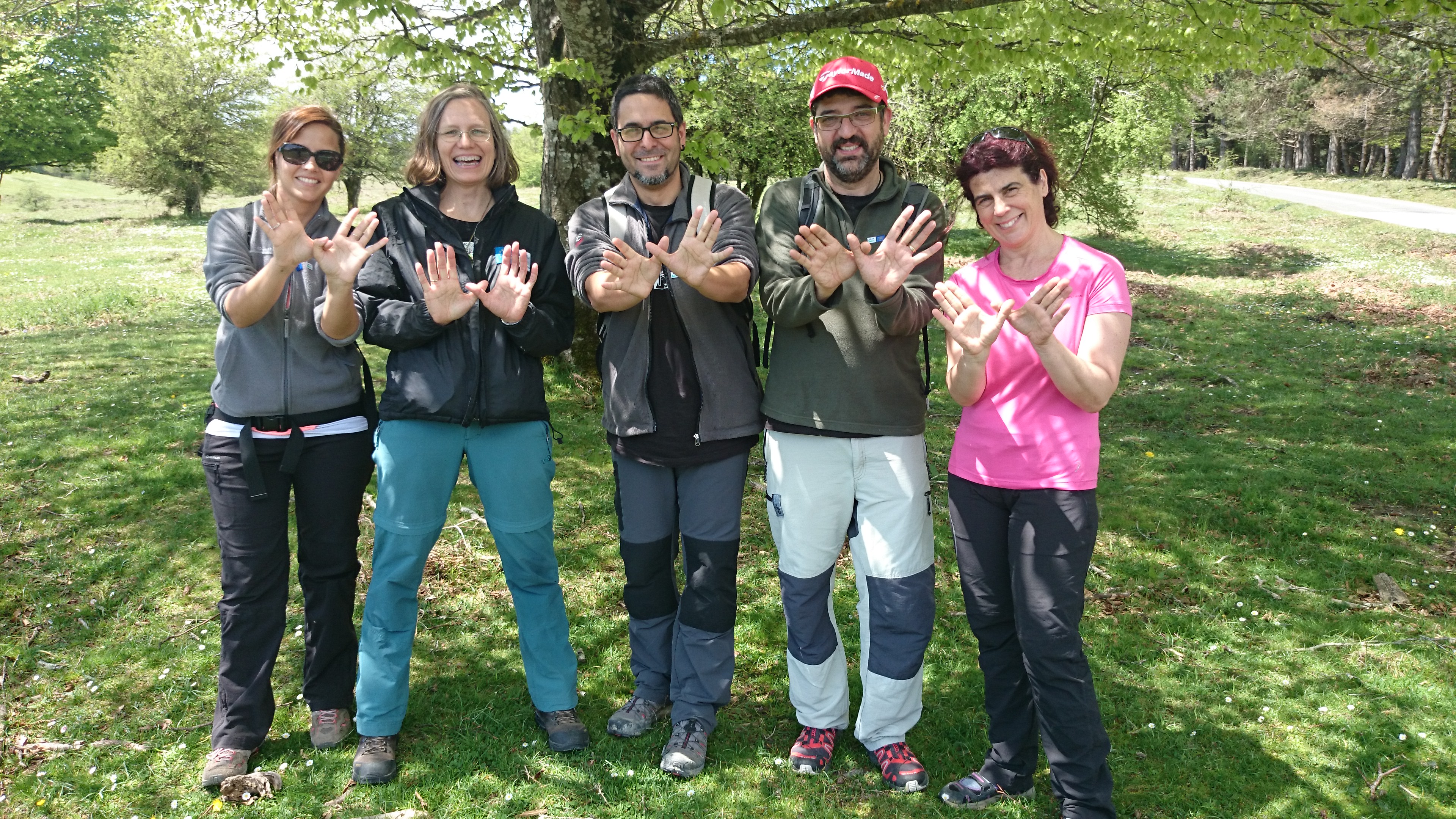 Reunión de mariposas en Álava