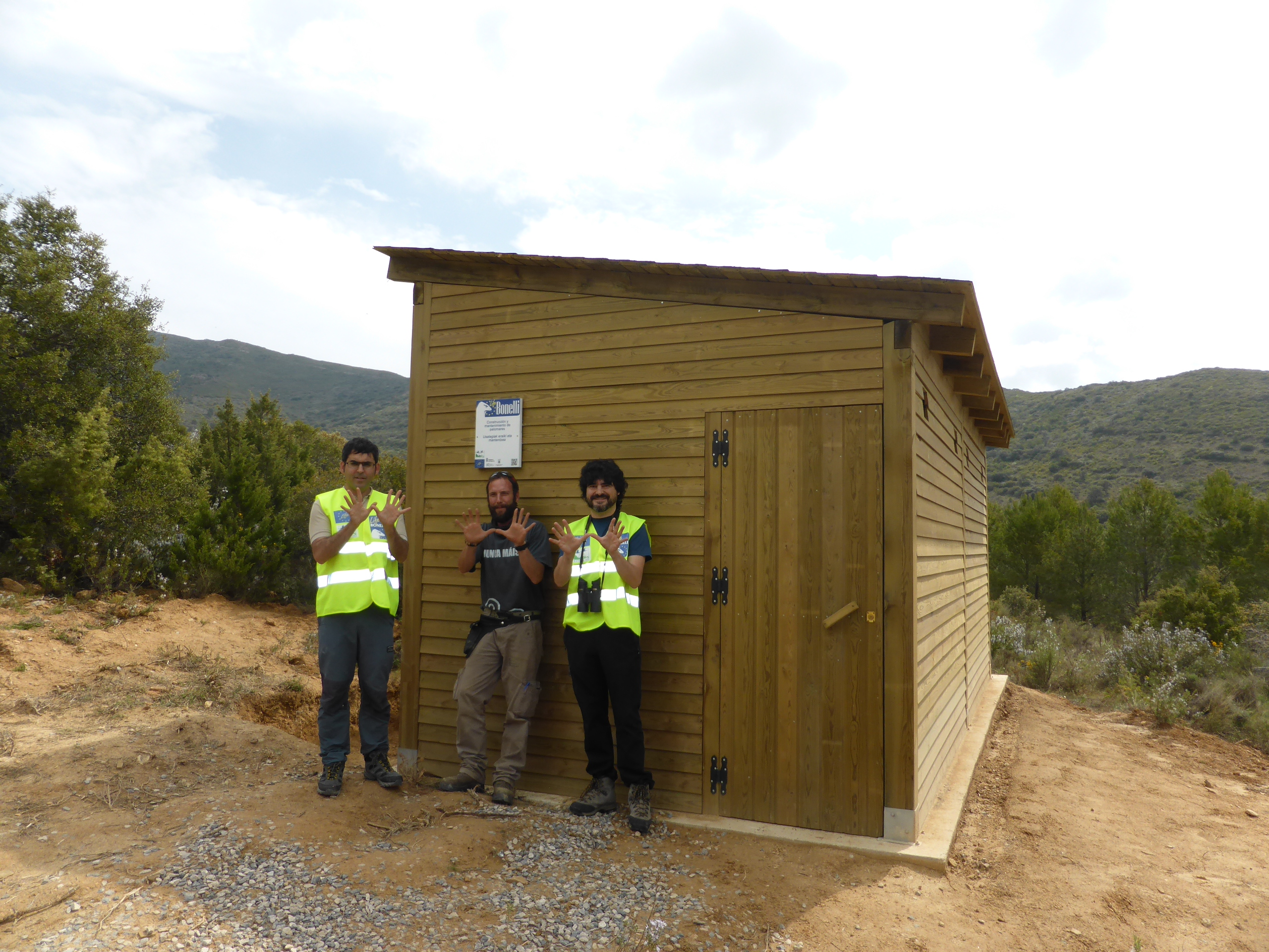 REPRESENTANTES DE GANASA CON EL LIFE BONELLI