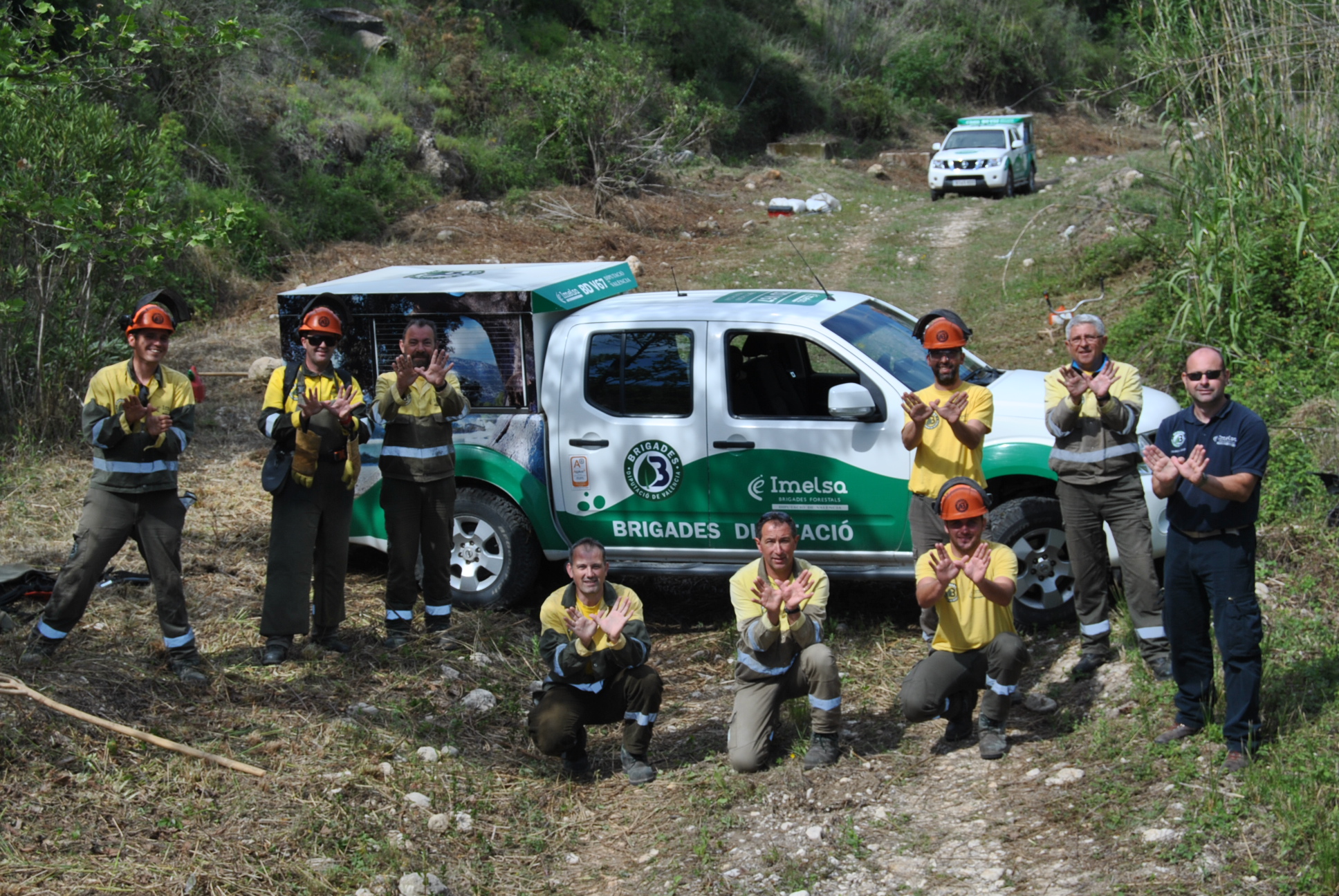 Brigadas de Diputación (Divalterra) cuidan la Red Natura 2000 en Bicorp y Enguera (Valencia)