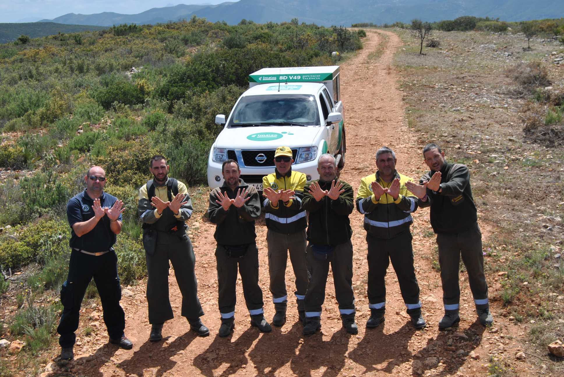 Brigadas de Diputación (Divalterra) cuidan la Red Natura 2000 en Bicorp y Enguera (Valencia)