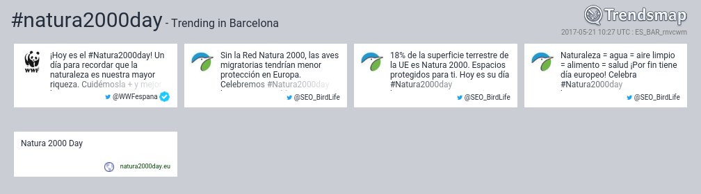 Twitter : @TrendsBarcelona (Trendsmap Barcelona)